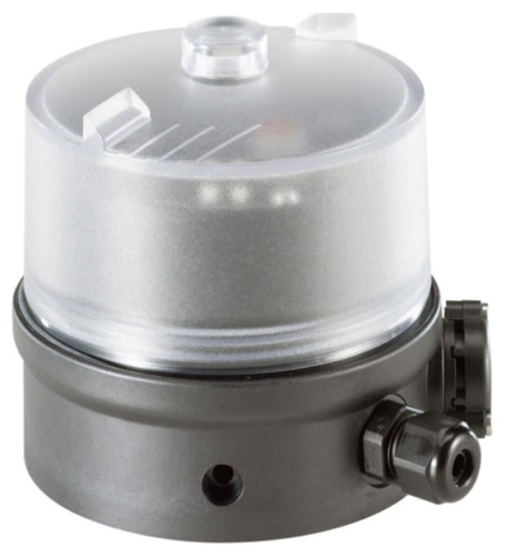 Control- and feedback head for integrated mounting on Robolux valves Type 2036/8685
