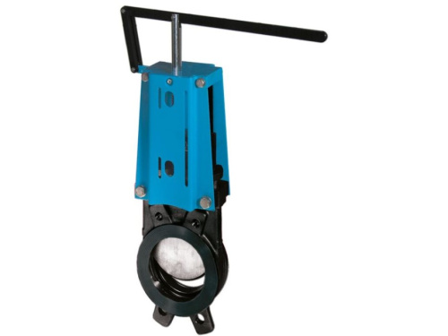 Knife-gate valve with single-action pneumatic actuator END-Armaturen WGExxx/ML