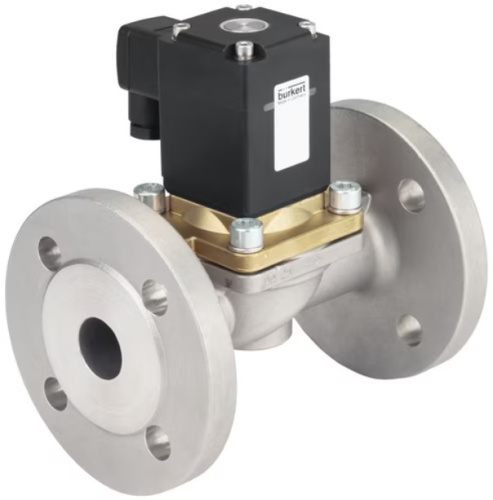 Water solenoid valve Burkert type 0290 - Servo-assisted 2/2-way diaphragm valve
