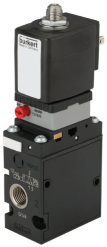 Hazardous location solenoids type 6518 - Servo-assisted 3/2 way Solenoid Valve for pneumatics