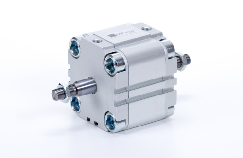 Double acting cylinder | through piston rod | magnetic piston | male thread | Q-series HAFNER QBF