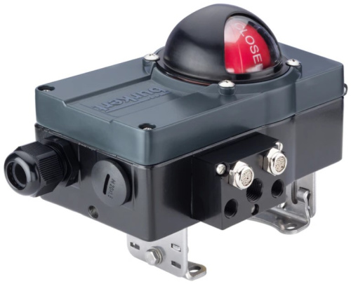 Limit switch box for pneumatic rotary actuators Burkert type 1061