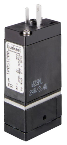 Solenoid valve Burkert type 6126 - 2/2 or 3/2 way Rocker-Solenoid Valve with separating diaphragm