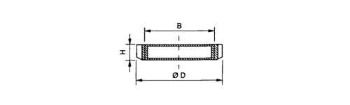 Fixing nut | for cylinders series A HAFNER AGT