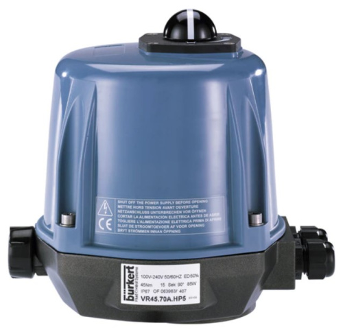 Electric Rotary Actuator - On/Off and Control Burkert type 3005