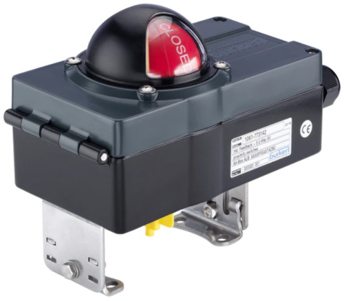 Limit switch box for pneumatic rotary actuators Burkert type 1061