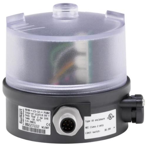 Pneumatic control for decentralised automation of ELEMENT process valves Burkert type 8690 Pneumatic control for decentralised automation of ELEMENT process valves Burkert type 8690