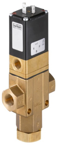 Hazardous location solenoids type 6430 - Piston valve, 3/2-way, servo-assisted