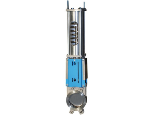 Knife-gate valve with single-action pneumatic actuator END-Armaturen WGExxx/PSNC