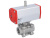 Stainless steel ball flanged valve with pneumatic actuator END-Armaturen ZK-ED / ZK-EE