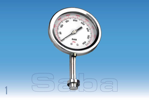 SANITARY PRESSURE GAUGE FOR HOMOGENIZER (MOD. SAS 24)