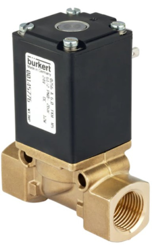 Solenoid valve Burkert type 0256 - Direct-acting 2/2-way solenoid valve