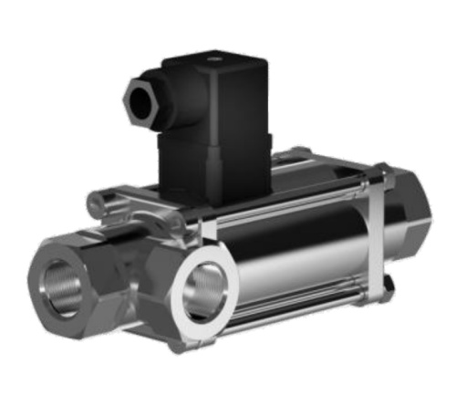 Solenoid valve for gaseous and liquid media GSR